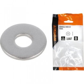 RONDELLE PIANE INOX A2 MM. 8x16 MM. 1,6 PZ. 33 RONDELLE PIANE INOX A2 MM. 8x16 MM. 1,6 PZ. 33