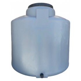 Serbatoio Acqua Cisterna in Polietilene tipo panettone Grigio cm. 107x106h. lt. 750 Serbatoio Acqua Cisterna in Polietilene tipo panettone Grigio cm. 107x106h. lt. 750