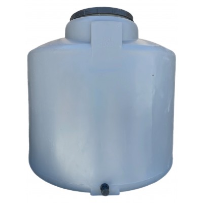 Serbatoio Acqua Cisterna in Polietilene tipo panettone Grigio cm. 122x145h. lt. 1500