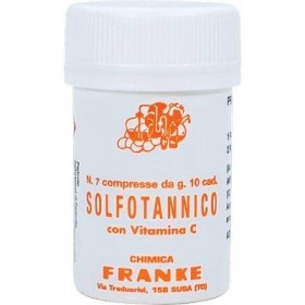 SOLFOTANNICO CON VITAMINA COMPRESSE GR.10  CONF.7 SOLFOTANNICO CON VITAMINA COMPRESSE GR.10  CONF.7
