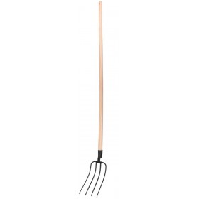 STOCKER FORCA A 4 DENTI TONDI CON MANICO IN LEGNO CM. 140 STOCKER FORCA A 4 DENTI TONDI CON MANICO IN LEGNO CM. 140