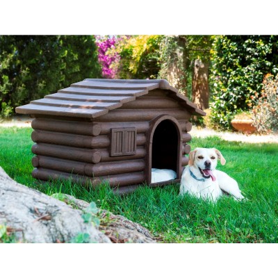 TELCOM CUCCA PER CANI IN RESINA DACIA MINI PS CM. 55x41x41h.