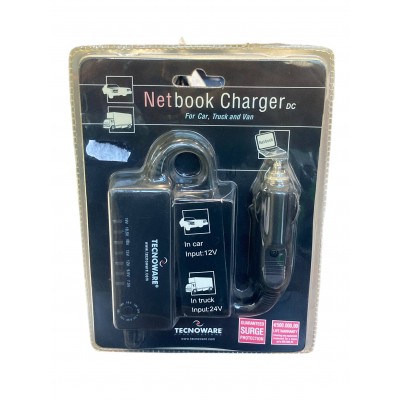 TECNOWARE FCBNET20C CARICABATTERIA NETBOOK PER AUTO 12 / 24 V