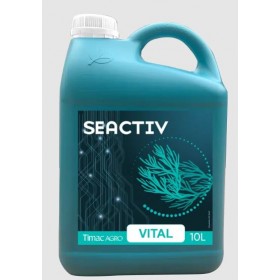 TIMAC SEACTIV VITAL CONCIME FOGLIARE ESTRATTO DI ALGHE FUCALES NPK 9.5.4 LT. 10 TIMAC SEACTIV VITAL CONCIME FOGLIARE ESTRATTO DI ALGHE FUCALES NPK 9.5.4 LT. 10