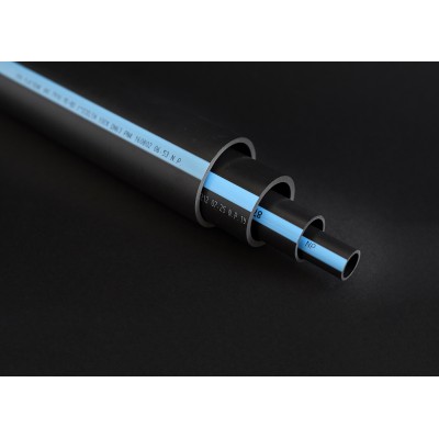 TUBO NERO BASSA DENSITA PLASTENE DIAM. 75 PN 6