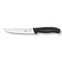 Victorinox Coltello cucina trinciante manico nero Lama liscia cm. 18
