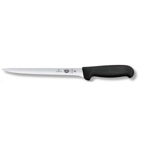 VICTORINOX COLTELLO FLESSIBILE PER SFILETTARE MANICO IN FIBROX NERO LAMA CM. 20 VICTORINOX COLTELLO FLESSIBILE PER SFILETTARE MANICO IN FIBROX NERO LAMA CM. 20