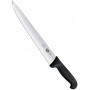 VICTORINOX COLTELLO PER COTOLETTE MANICO IN FIBROX NERO LAMA IN ACCIAIO INOX CM. 30 5.5503.30