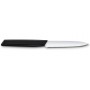 Victorinox Coltello Spelucchino Manico nero lama Seghettata cm. 10