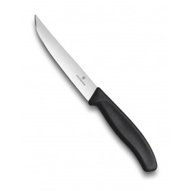 VICTORINOX Set 6 Coltelli Bistecca M/Nero lama liscia VICTORINOX Set 6 Coltelli Bistecca M/Nero lama liscia