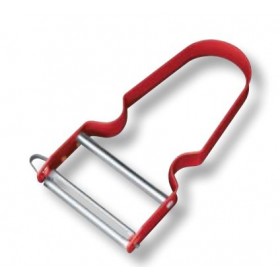 Victorinox Pelaverdure in alluminio rex rosso lama dritta inox Victorinox Pelaverdure in alluminio rex rosso lama dritta inox
