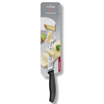 Victorionox Coltello per formaggio manico nero lama cm. 14