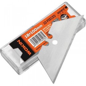 LAME PER CUTTER A TRAPEZIO FORATA GRANDE MM. 61x19 PZ. 10 LAME PER CUTTER A TRAPEZIO FORATA GRANDE MM. 61x19 PZ. 10
