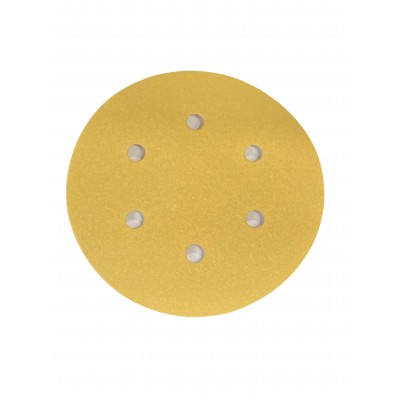 ABRA BETA DISCO ABRASIVO RESINATO CORINDONE VELCRATO CON 6 FORI MM. 150 GR. 320 conf. 100