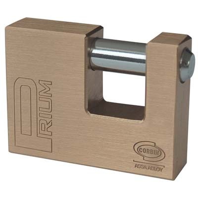 YALE CORBIN LUCCHETTO RETTANGOLARE IN OTTONE CHIAVI 2 MM. 70