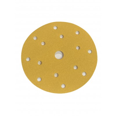 ABRA BETA DISCO ABRASIVO RESINATO CORINDONE VELCRATO CON 15 FORI MM. 150 GR. 180 conf. 100