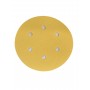 ABRA BETA DISCO ABRASIVO RESINATO CORINDONE VELCRATO CON 6 FORI MM. 150 GR. 120 conf. 100