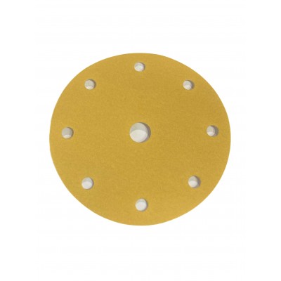 ABRA BETA DISCO ABRASIVO RESINATO CORINDONE VELCRATO CON 9 FORI MM. 150 GR. 180 conf. 100