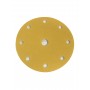ABRA BETA DISCO ABRASIVO RESINATO CORINDONE VELCRATO CON 9 FORI MM. 150 GR. 180 conf. 100