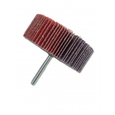 ABRA BETA RUOTA ABRASIVA LAMELLARE IN TELA CERAMICATO MM. 80x30 GAMBO 6 GR. 60
