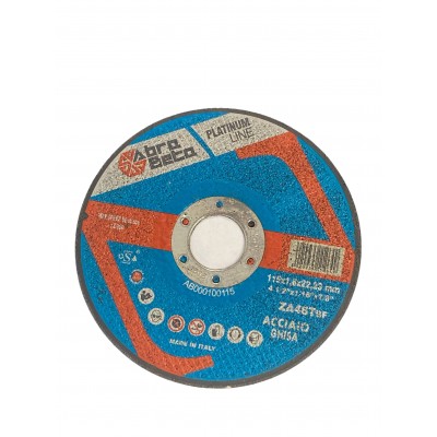 ABRABETA ZA46T DISCO DA TAGLIO DI SPESSORE SOTTILE PER ACCIAIO DIAM. MM. 115x1,6x22,23