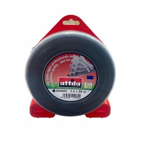 ATTILA FILO PER DECESPUGLIATORE QUADRO MT. 50 DIAM. 3 mm. ATTILA FILO PER DECESPUGLIATORE QUADRO MT. 50 DIAM. 3 mm.