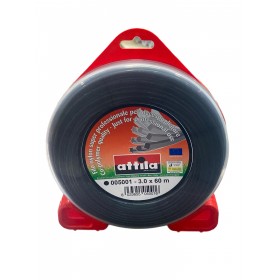 ATTILA FILO PER DECESPUGLIATORE QUADRO MT. 60 DIAM. 3 mm. ATTILA FILO PER DECESPUGLIATORE QUADRO MT. 60 DIAM. 3 mm.