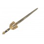 COLTELLO BOABDIL TAGLIACARTE APRI BUSTE IN METALLO CM. 15,5