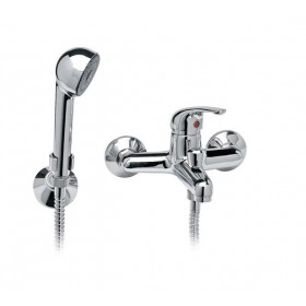 MISCELATORE GRUPPO VASCA MONOCOMANDO IN OTTONE CROMATO CON DUPLEX PRINCE MISCELATORE GRUPPO VASCA MONOCOMANDO IN OTTONE CROMATO CON DUPLEX PRINCE