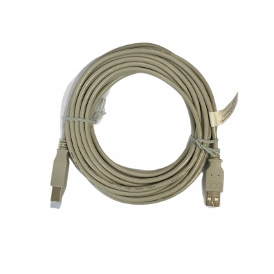 DIGITUS CAVO USB 2.0 CONNETTORI A-B SCHERMATO COLORE GRIGIO MT. 5