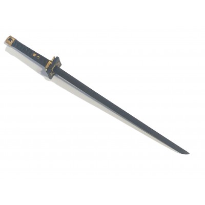 COLTELLO NINJA TAGLIACARTE APRI BUSTE IN METALLO CM. 17
