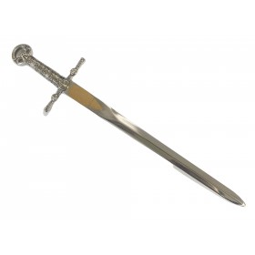 COLTELLO PAPAL TAGLIACARTE APRI BUSTE IN METALLO CM. 20 COLTELLO PAPAL TAGLIACARTE APRI BUSTE IN METALLO CM. 20