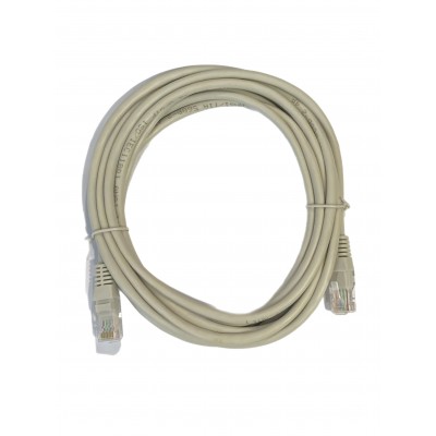 LINK LK5U30 CAVO RETE LAN UTP PLUG CATEGORIA 5 NON SCHERMATO GRIGIO MT. 3