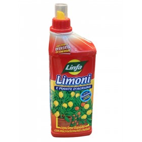 LINFA CONCIME LIQUIDO PER LIMONI E PIANTE DI AGRUMI LT. 1 LINFA CONCIME LIQUIDO PER LIMONI E PIANTE DI AGRUMI LT. 1