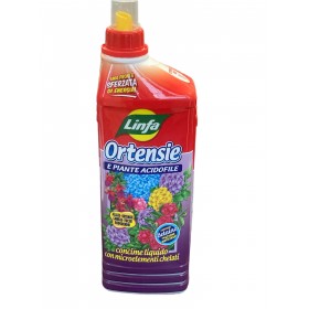 LINFA CONCIME LIQUIDO PER ORTENSIE E PIANTE ACIDOFILE LT. 1 LINFA CONCIME LIQUIDO PER ORTENSIE E PIANTE ACIDOFILE LT. 1