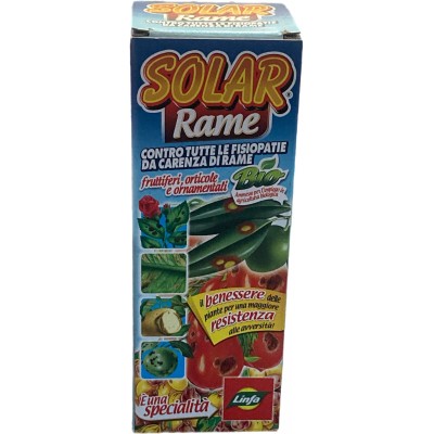 LINFA SOLAR RAME BIOLOGICO CONTRO TUTTE LE FISIOPATIE DA CARENZE DI RAME ML. 250