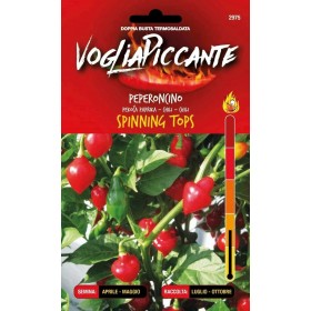 VOGLIA PICCANTE SEMI DI PEPERONCINO PICCANTE SPINNING TOPS VOGLIA PICCANTE SEMI DI PEPERONCINO PICCANTE SPINNING TOPS
