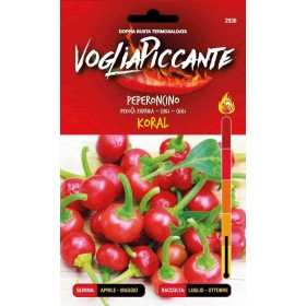 VOGLIA PICCANTE SEMI DI PEPERONCINO PICCANTE HOT KORAL ROSSO VOGLIA PICCANTE SEMI DI PEPERONCINO PICCANTE HOT KORAL ROSSO