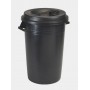 BIDONE NETTEZZA URBANA SENZA COPERCHIO lt 70 NERO