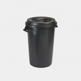 BIDONE NETTEZZA URBANA SENZA COPERCHIO lt 100 NERO BIDONE NETTEZZA URBANA SENZA COPERCHIO lt 100 NERO