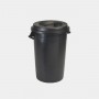 BIDONE NETTEZZA URBANA SENZA COPERCHIO lt 100 NERO