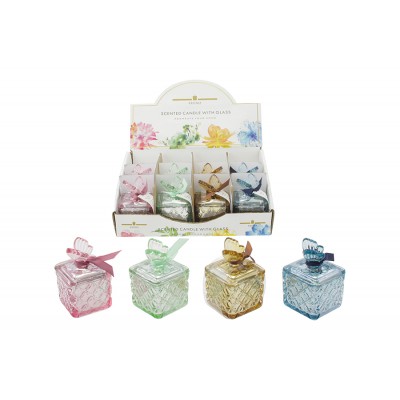 CANDELA PROFUMATA 50 GR. FRAGANZE ASSORTITE CM. 6x6x9h.