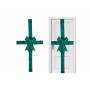 FIOCCO DI NATALE FUORI  PORTA CM. 49x52 DI COLORE VERDE
