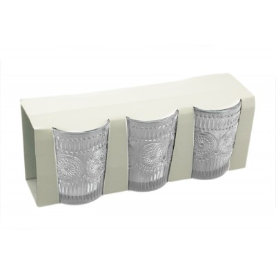 SET 6 BICCHIERI DI VETRO M.T04 TRASPARENTE ML. 300