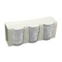 SET 6 BICCHIERI DI VETRO M.T04 TRASPARENTE ML. 300