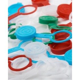 TAPPI PER BOTTIGLIE DI PLASTICA COLORI ASSORTITI PZ. 60 TAPPI PER BOTTIGLIE DI PLASTICA COLORI ASSORTITI PZ. 60