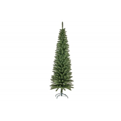 Nataluna Albero di Natale Rustico con Base in Metallo – 70 Rami – Altezza 240 cm