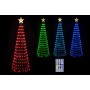 Nataluna Albero Pop Up Luminoso con 166 LED e Telecomando – Diametro 50 cm – Altezza 150 cm