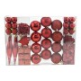 BOX MISTO 63 SFERE DI NATALE LUCIDO/MATTO COLORE ROSSO