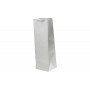 BUSTA REGALO PORTA BOTTIGLIA GR. 210 CM. 12x36x10 COLORE ARGENTO